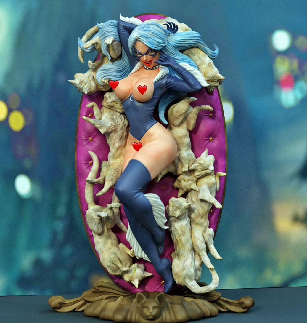 Blackcat milk 3D print model_3