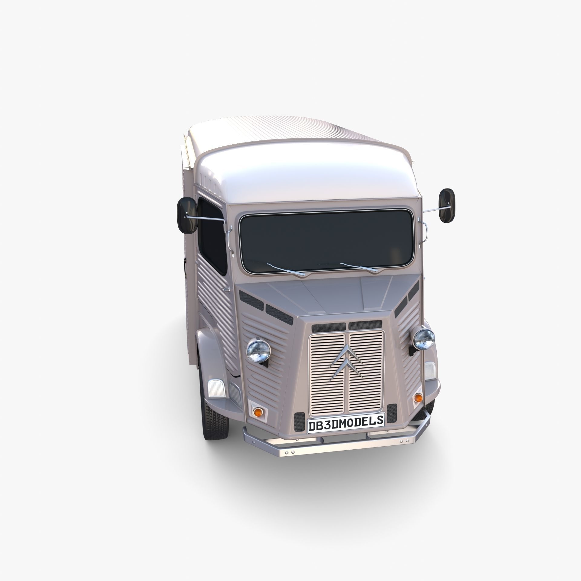 Citroen HY Gray 3D model_8