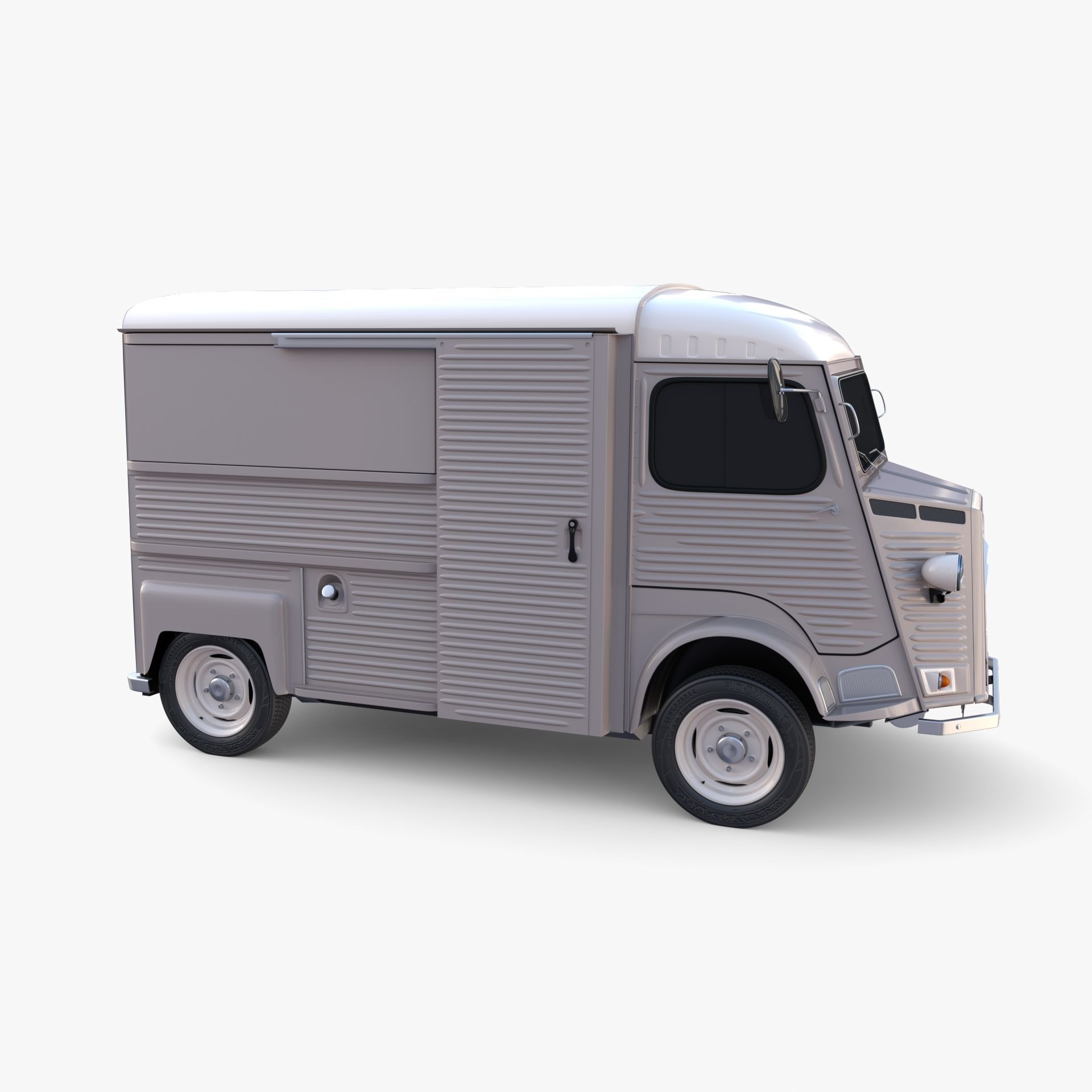 Citroen HY Gray 3D model_6