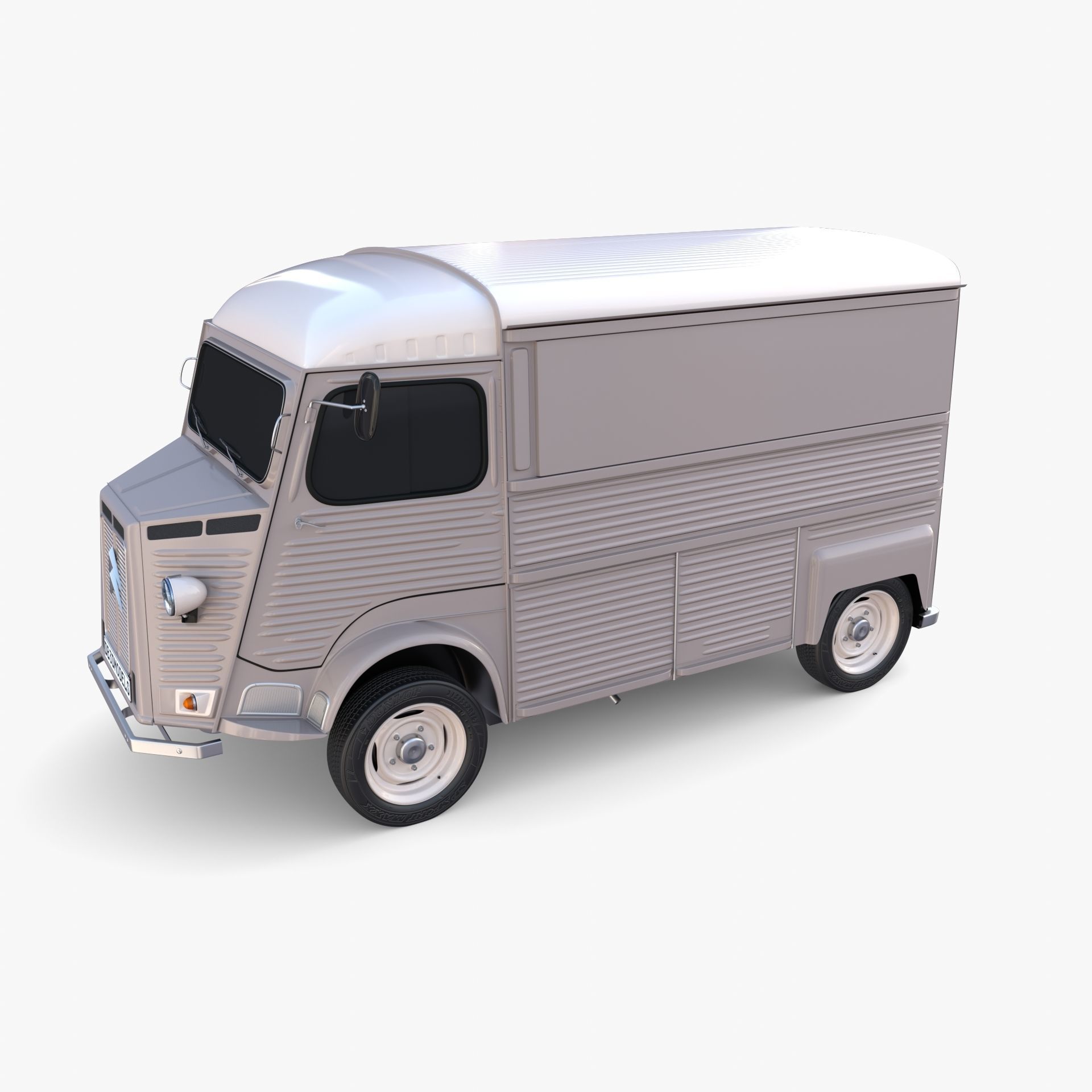 Citroen HY Gray 3D model_7