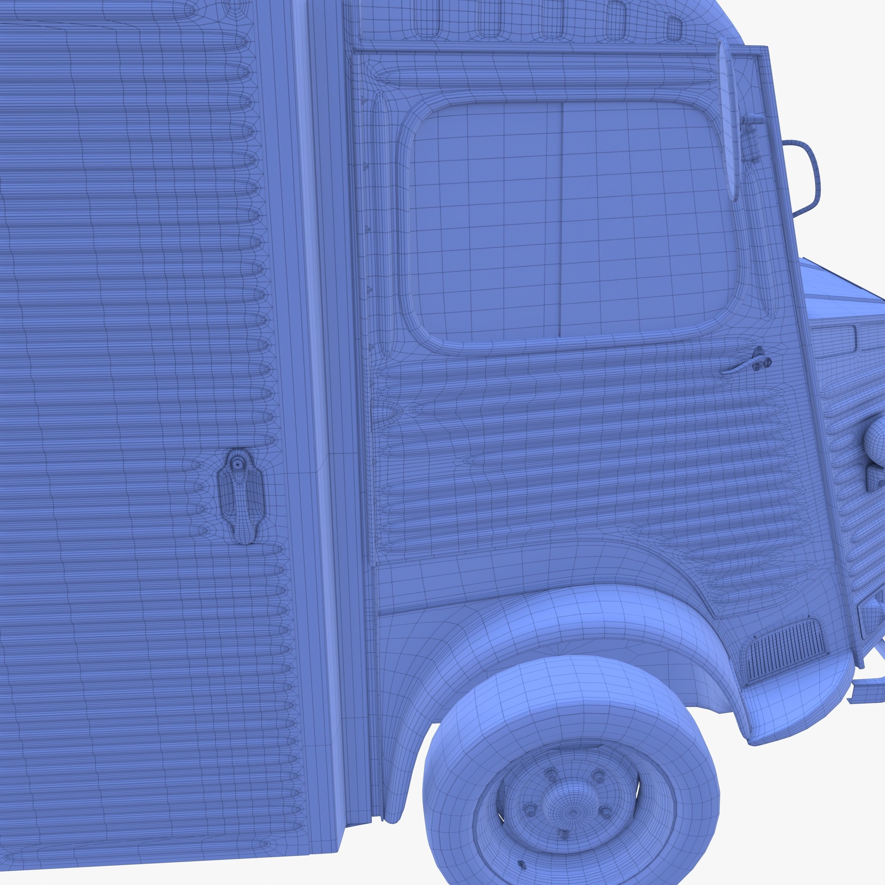 Citroen HY Gray 3D model_20