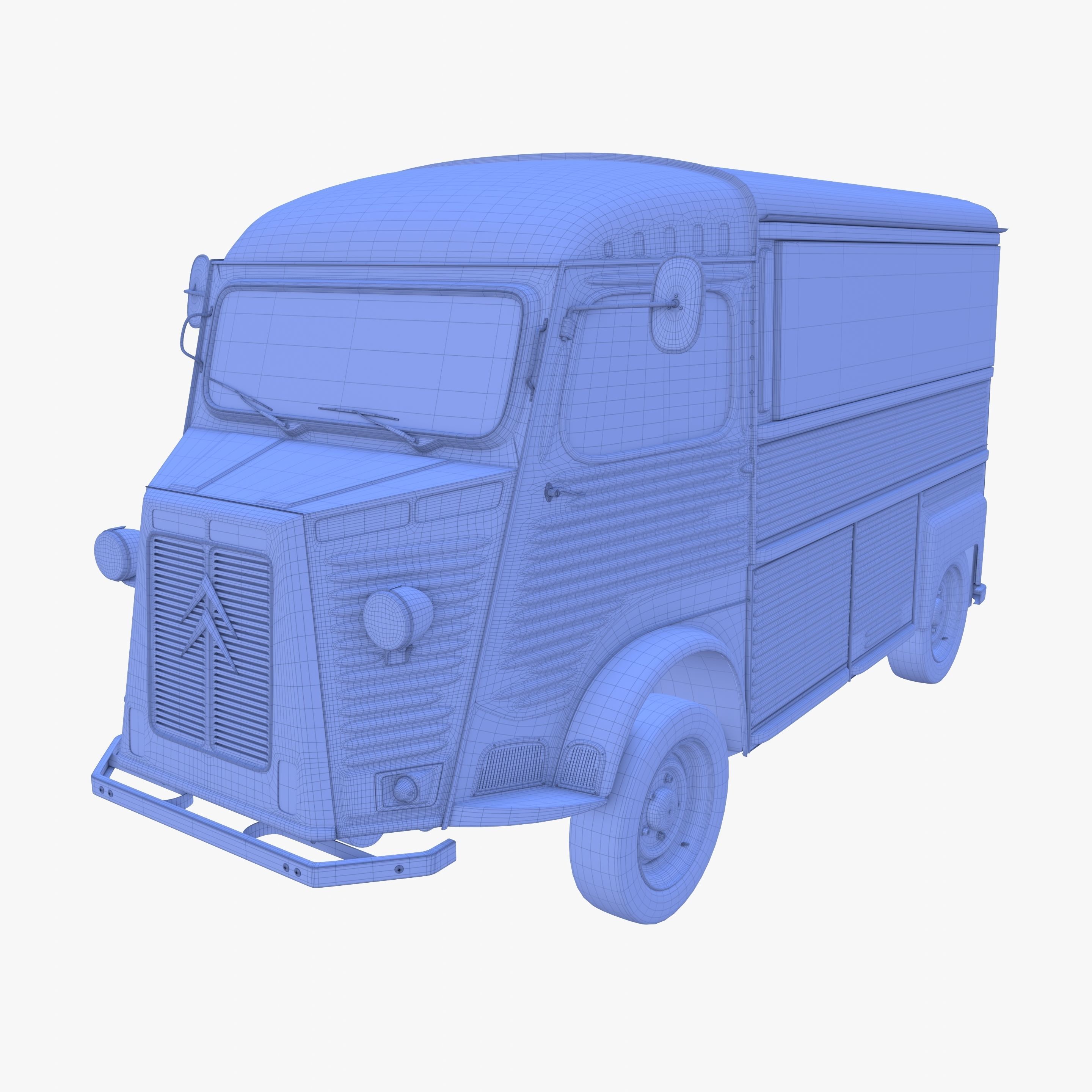 Citroen HY Gray 3D model_19