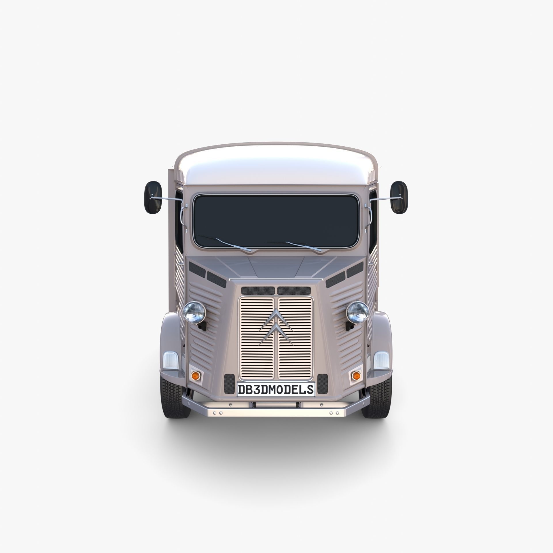 Citroen HY Gray 3D model_1