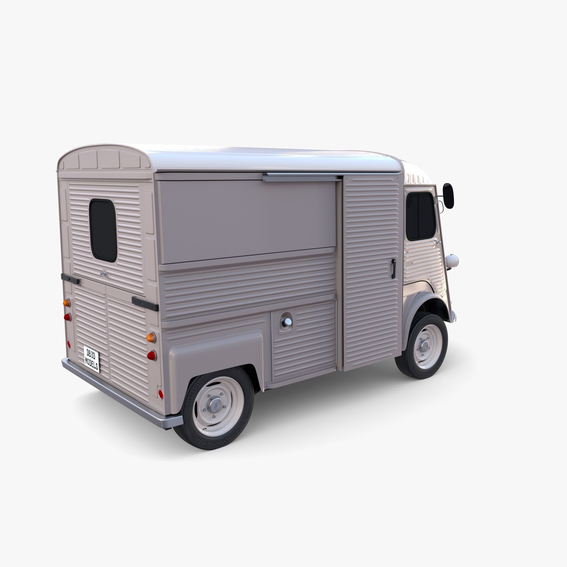 Citroen HY Gray 3D model_5