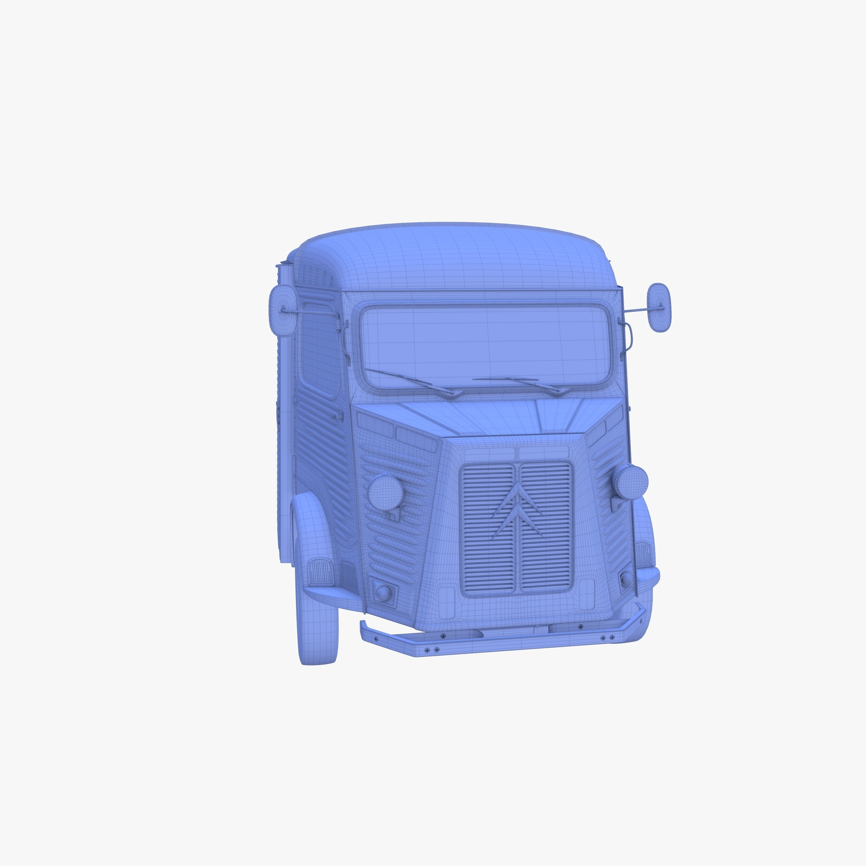 Citroen HY Gray 3D model_14