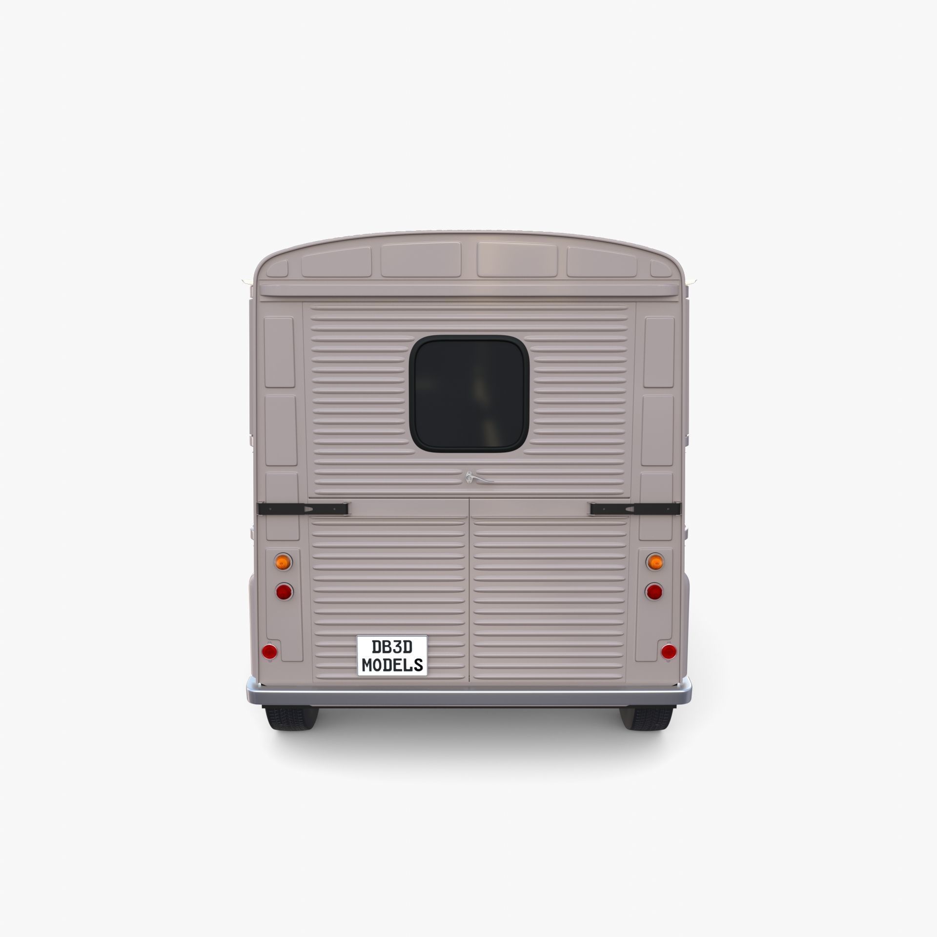 Citroen HY Gray 3D model_4