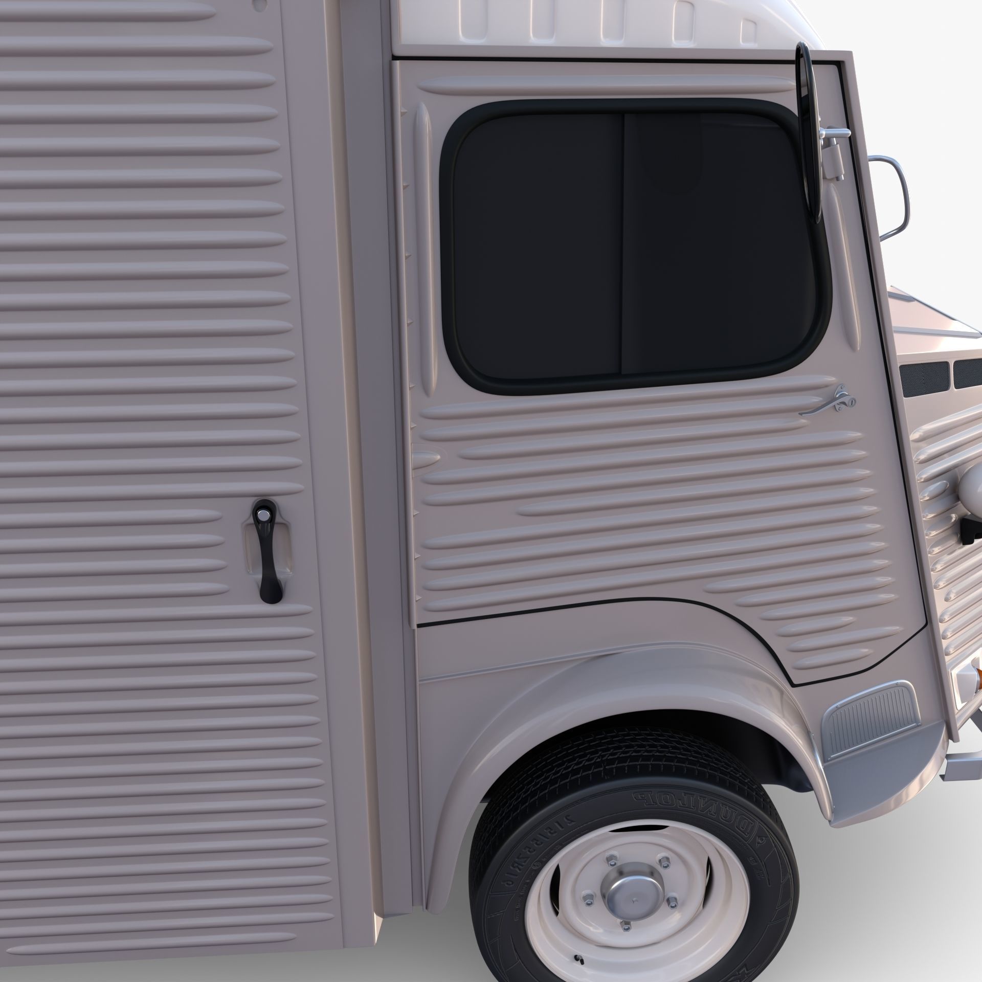 Citroen HY Gray 3D model_11