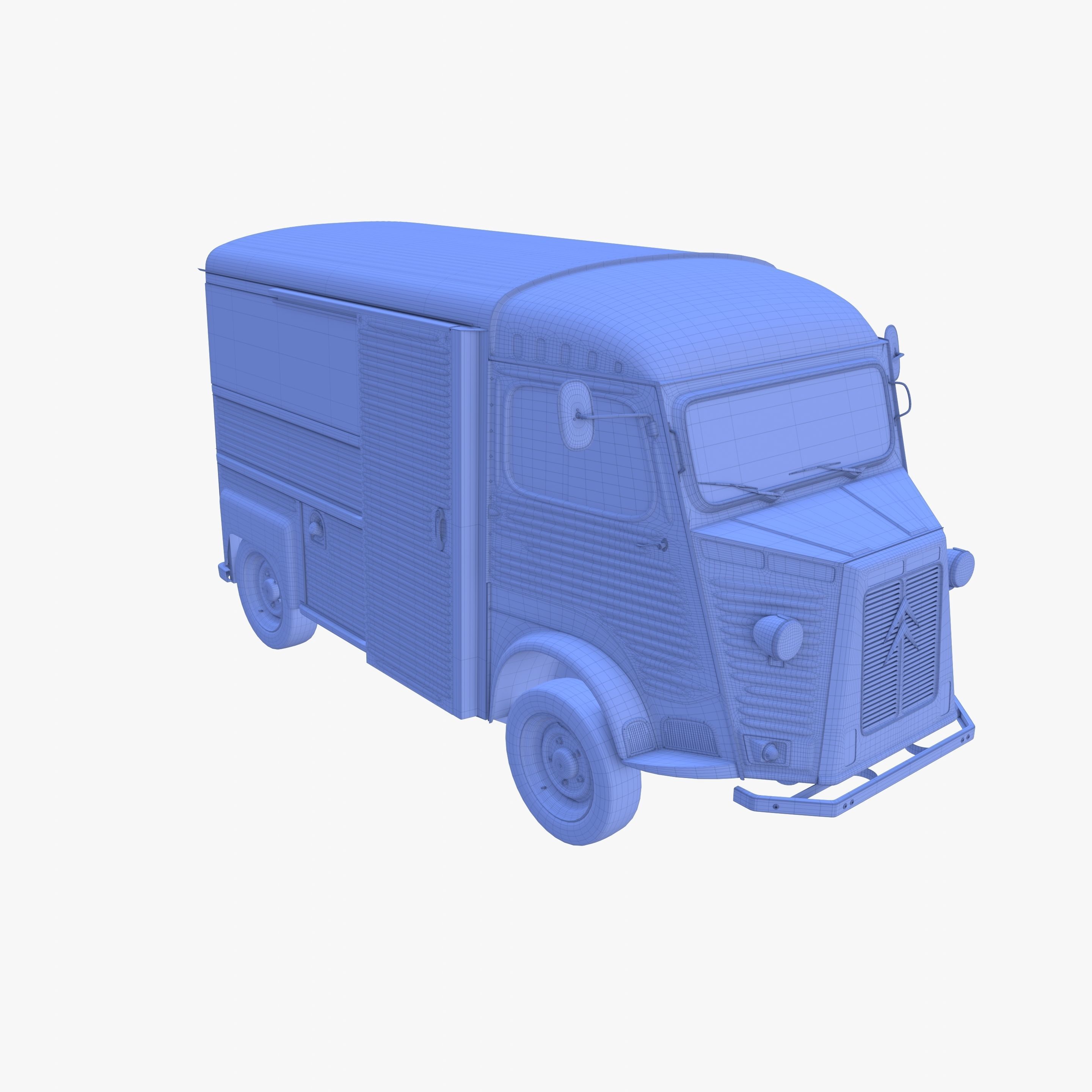 Citroen HY Gray 3D model_16