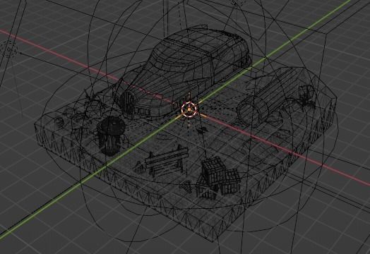 Cartoon HoverCar 3D model_27