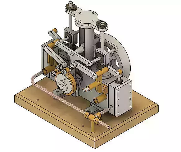 Bernays Two Cylinder Steam Engine