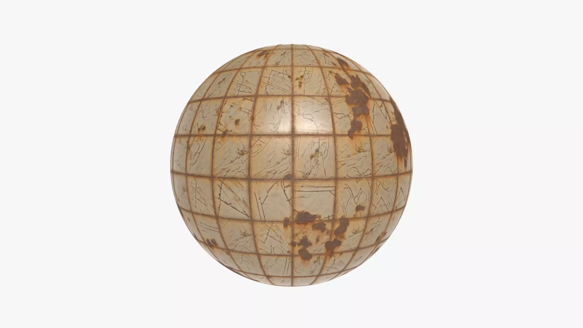 Floor Tile 002 PBR 4K - V4 - Rusty Texture_0