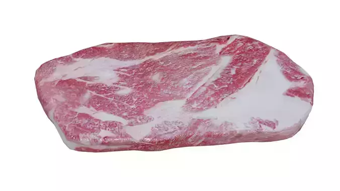 Beef Neck Low-poly 3D model