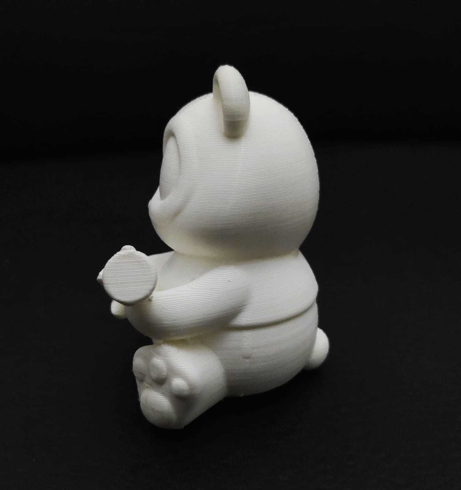 Cute Panda Bamboo 3D print model_6