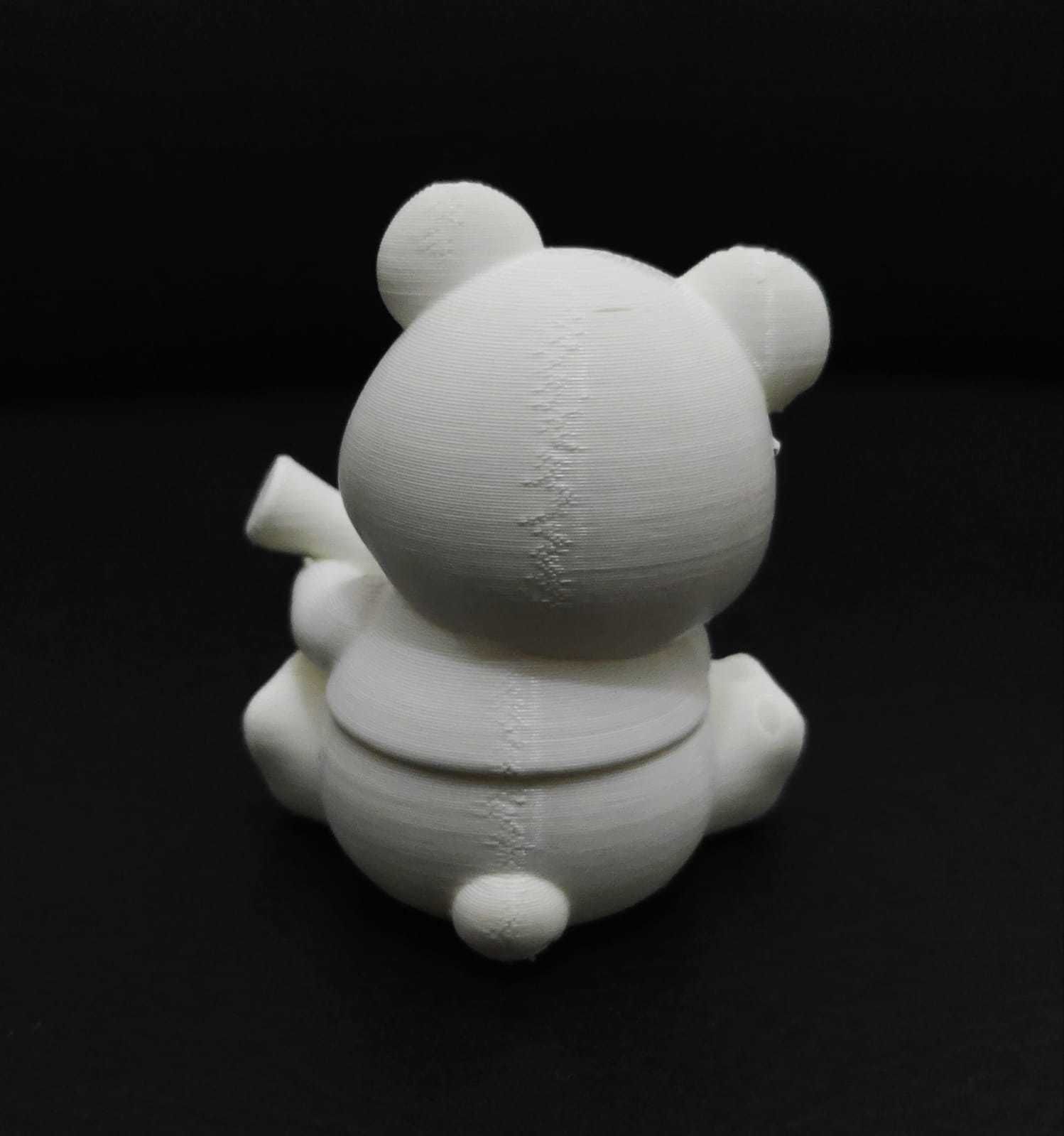 Cute Panda Bamboo 3D print model_5