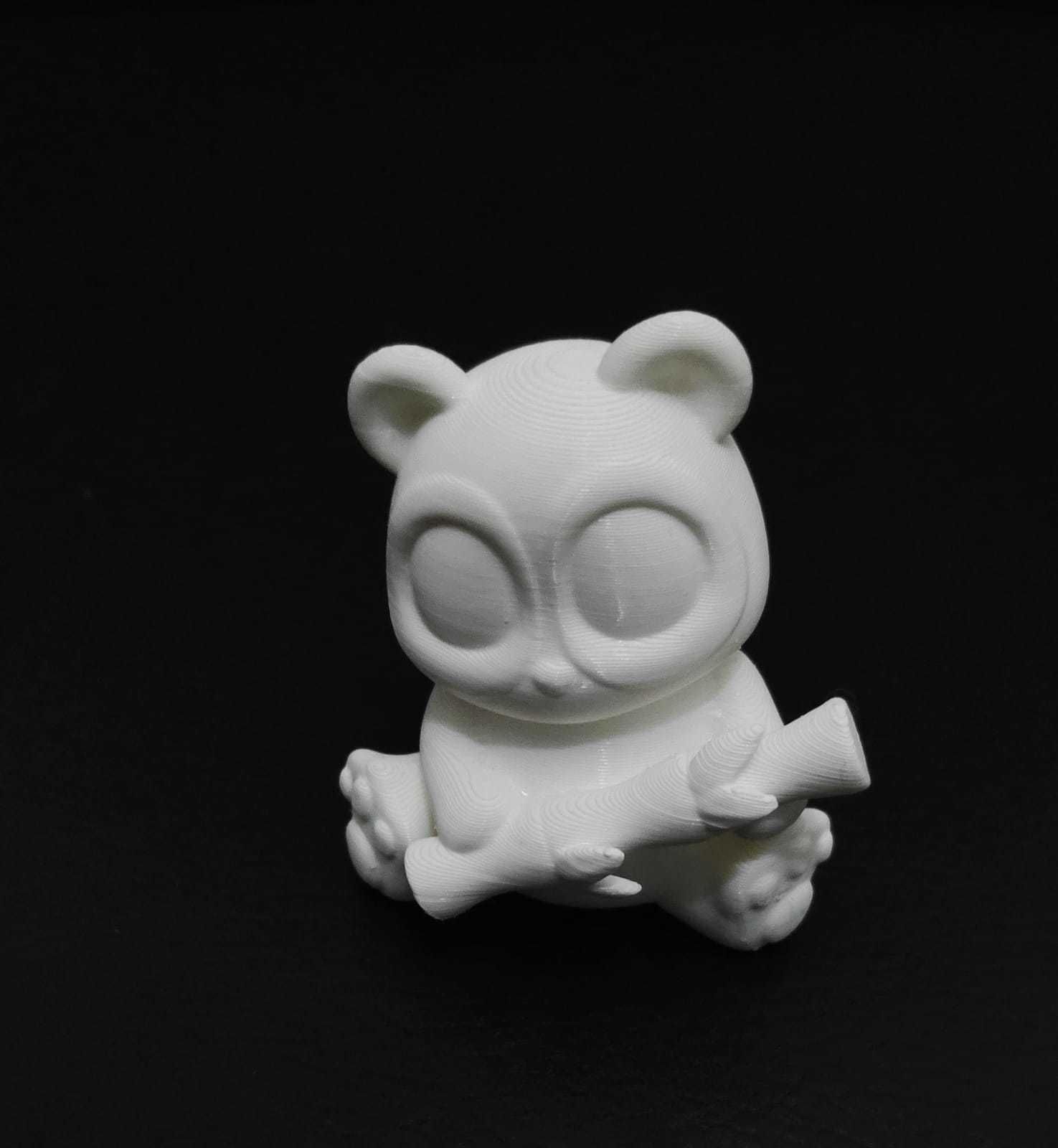 Cute Panda Bamboo 3D print model_10