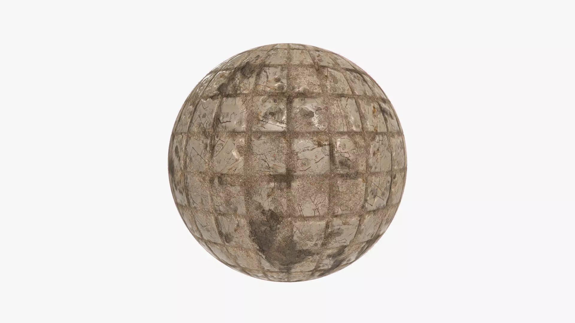 Floor Tile 002 PBR 4K - V7 - Sandy Gravel Old Texture_0