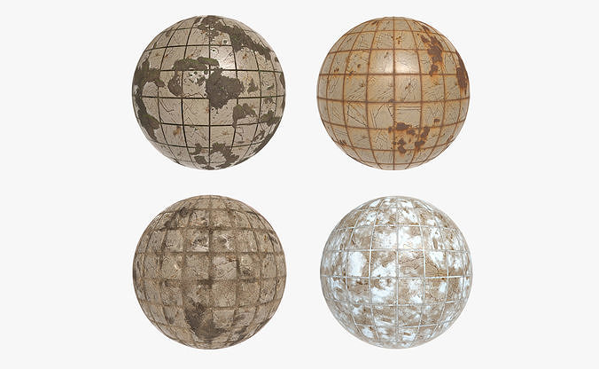 Floor Tile 002 PBR 4K - 4 Types Texture Texture