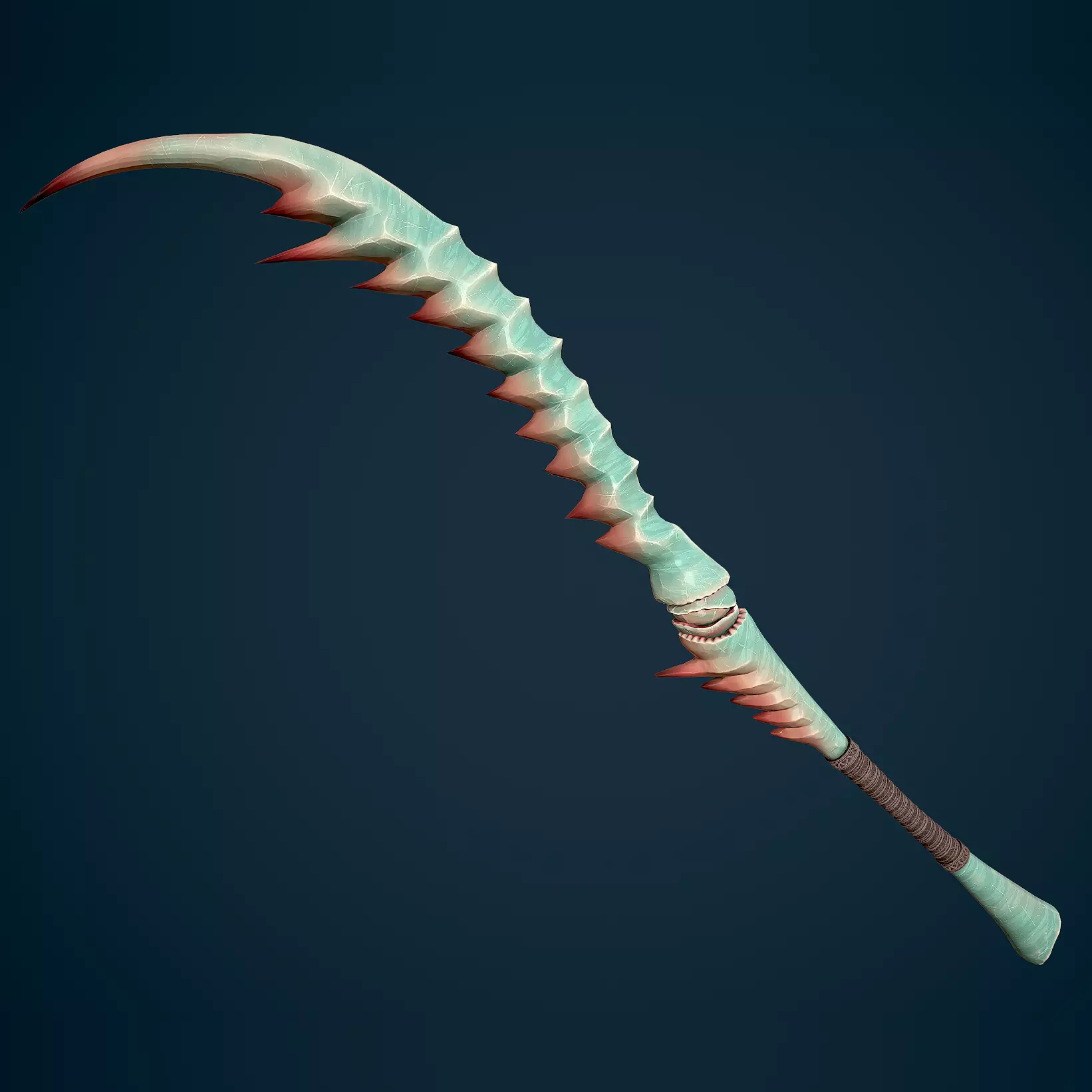 Mantis Sword Low-poly 3D model_0