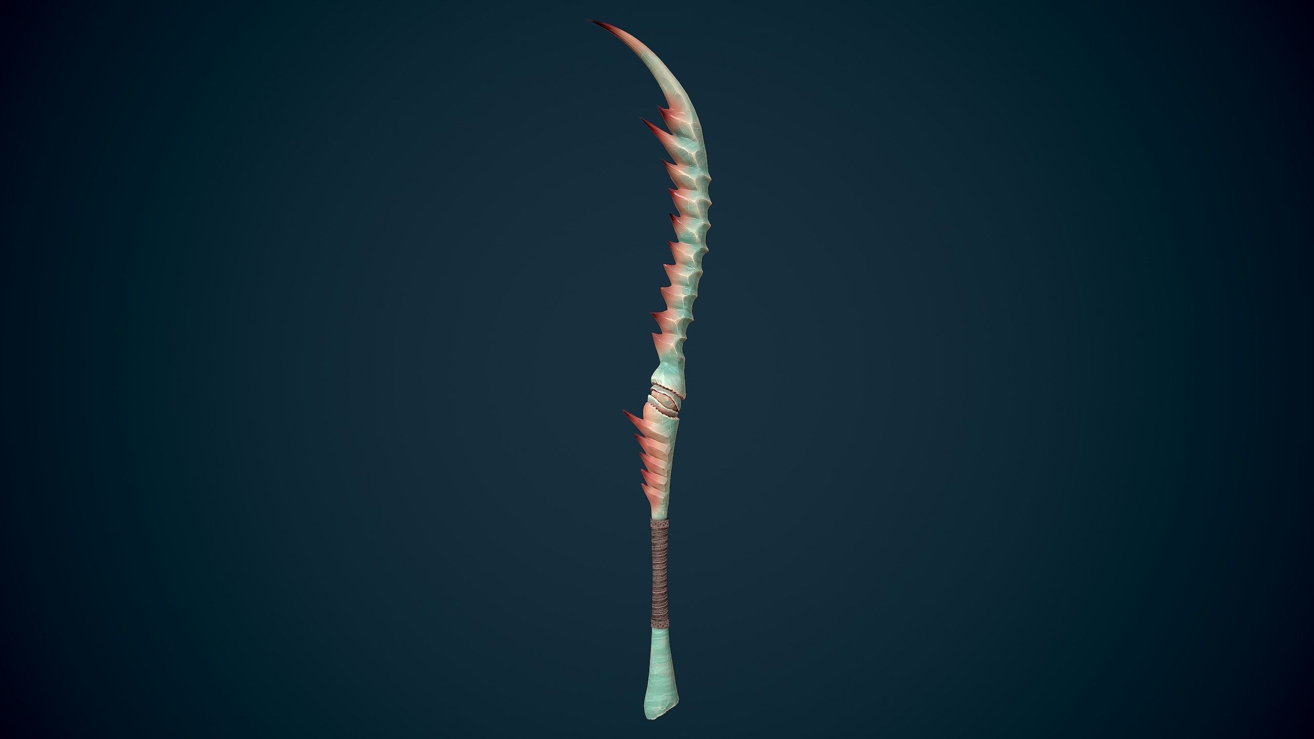 Mantis Sword Low-poly 3D model_6