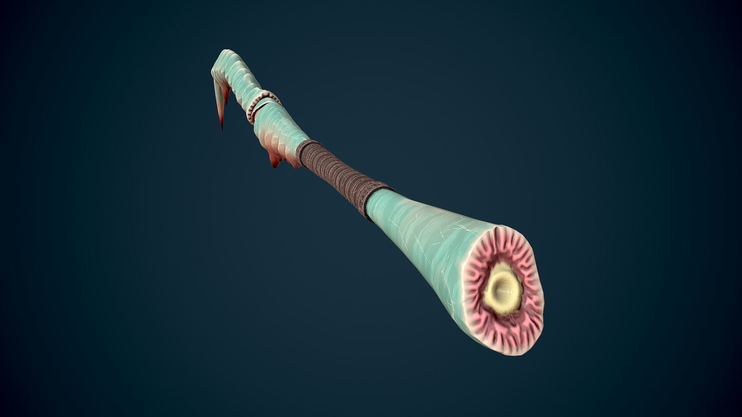 Mantis Sword Low-poly 3D model_4