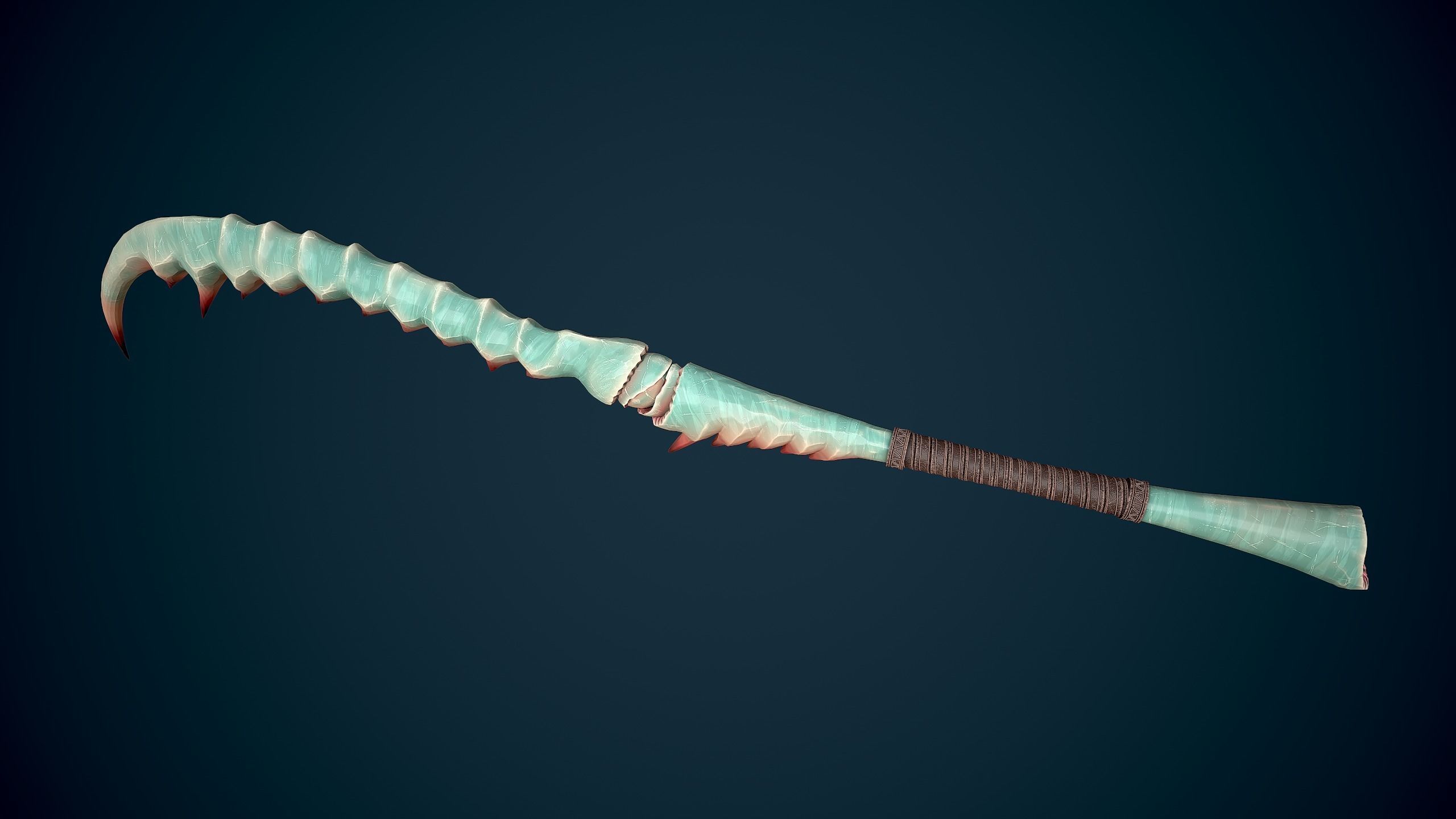 Mantis Sword Low-poly 3D model_5