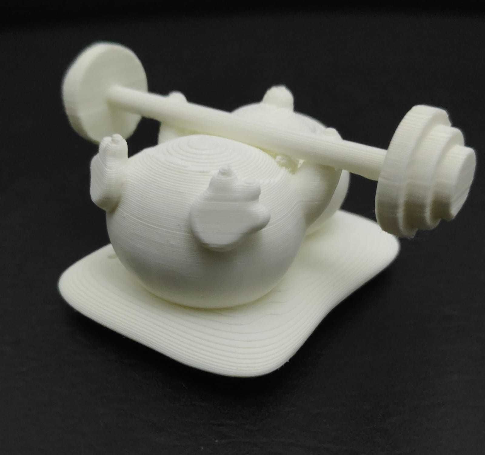 WeightLifting Penguin 3D print model_5