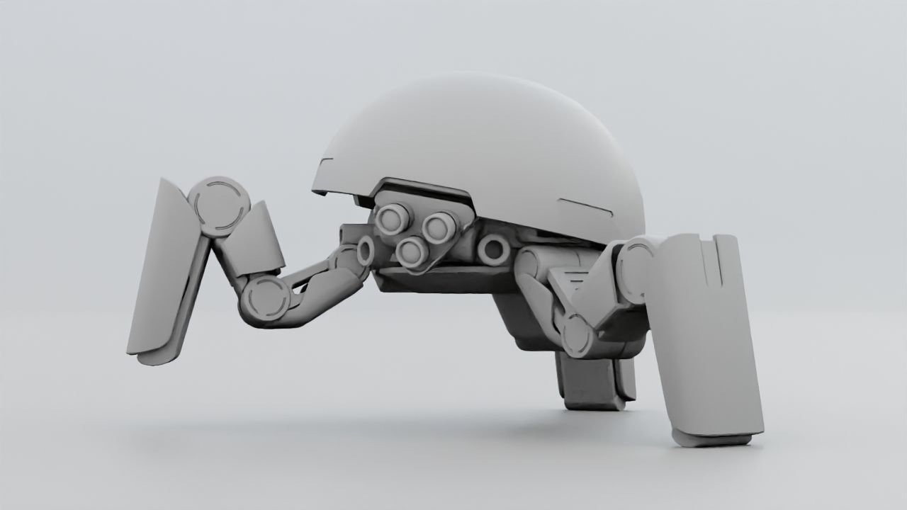 APPLE CONCEPT UTILITY BOT rigged 3D model_33