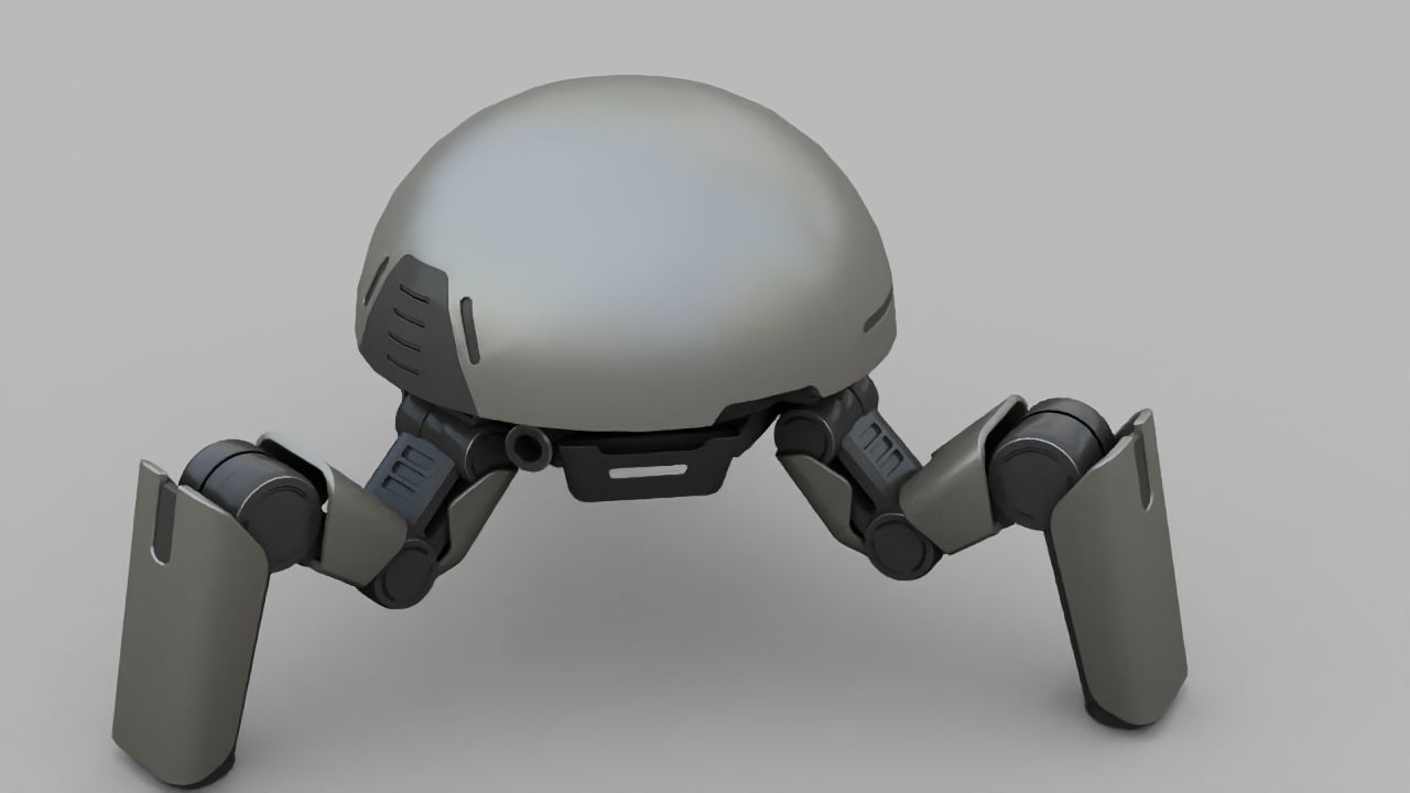 APPLE CONCEPT UTILITY BOT rigged 3D model_10