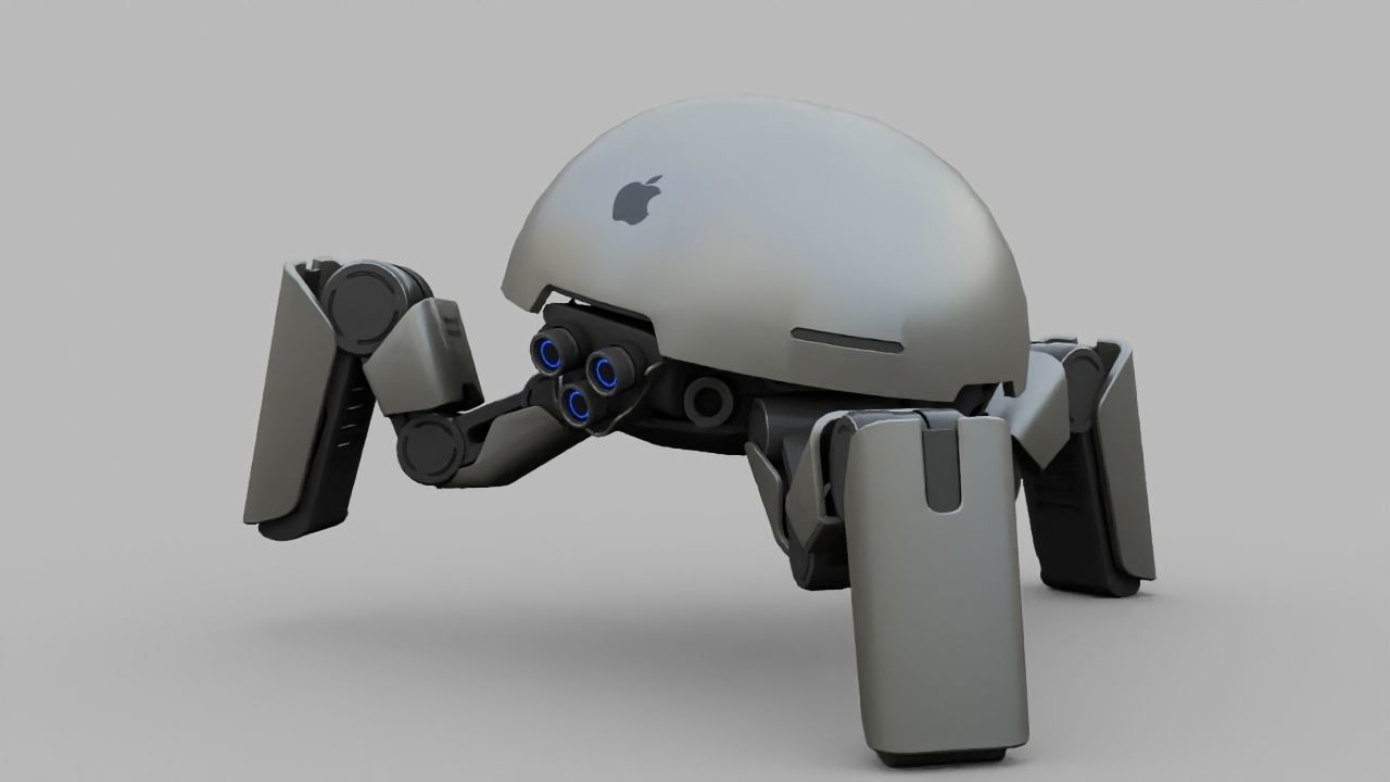 APPLE CONCEPT UTILITY BOT rigged 3D model_17