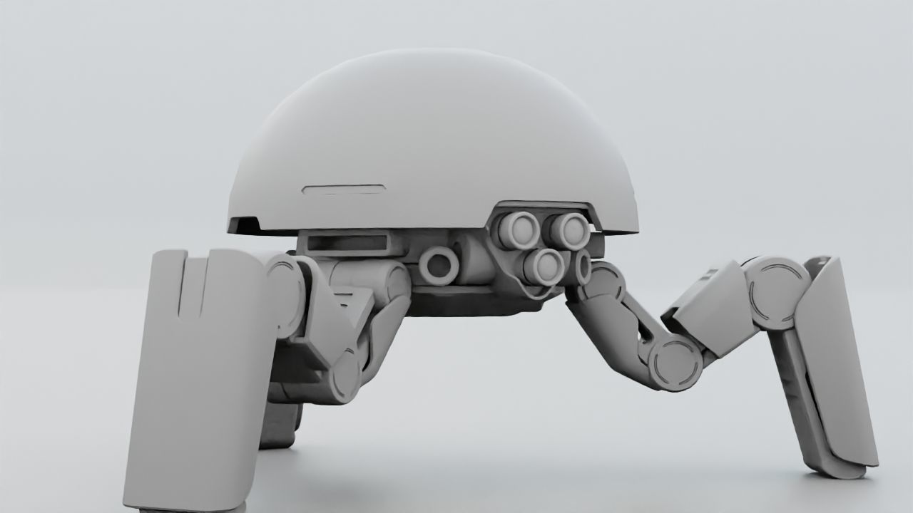 APPLE CONCEPT UTILITY BOT rigged 3D model_38