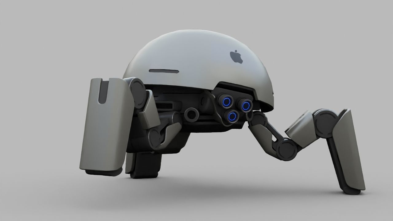 APPLE CONCEPT UTILITY BOT rigged 3D model_21
