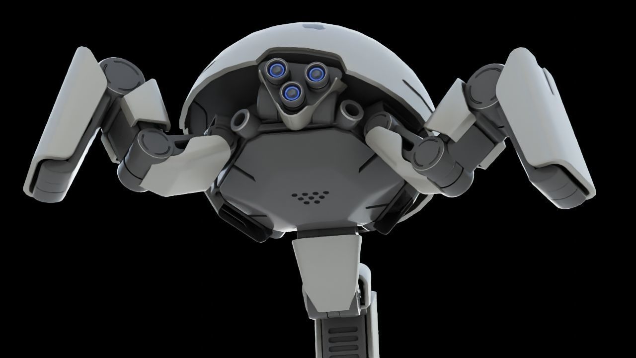 APPLE CONCEPT UTILITY BOT rigged 3D model_30