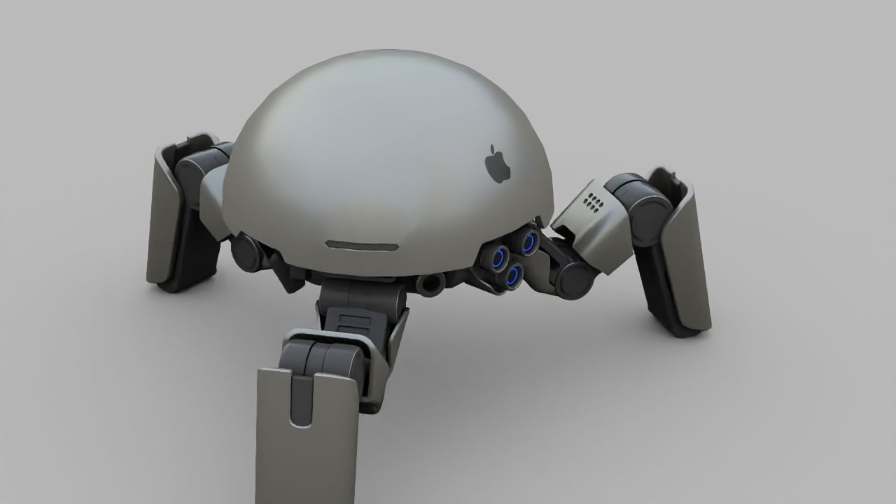 APPLE CONCEPT UTILITY BOT rigged 3D model_6