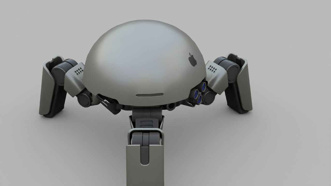 APPLE CONCEPT UTILITY BOT rigged 3D model_7