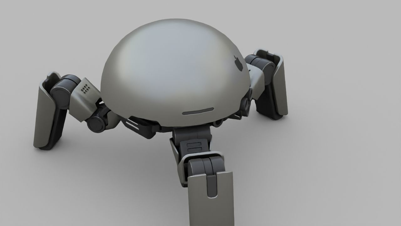 APPLE CONCEPT UTILITY BOT rigged 3D model_8