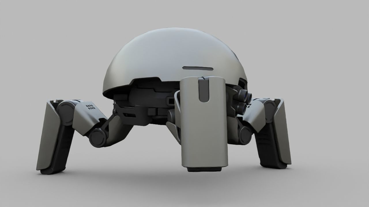 APPLE CONCEPT UTILITY BOT rigged 3D model_23