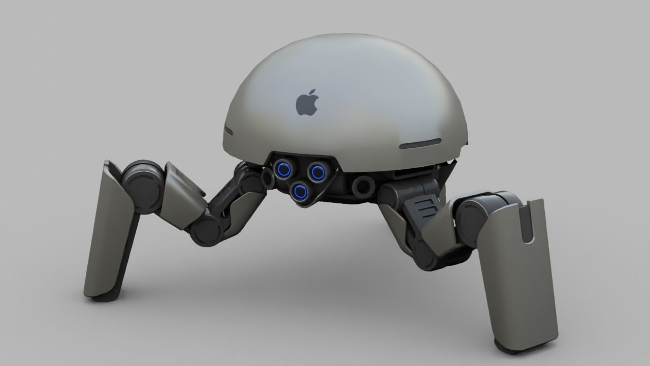 APPLE CONCEPT UTILITY BOT rigged 3D model_1