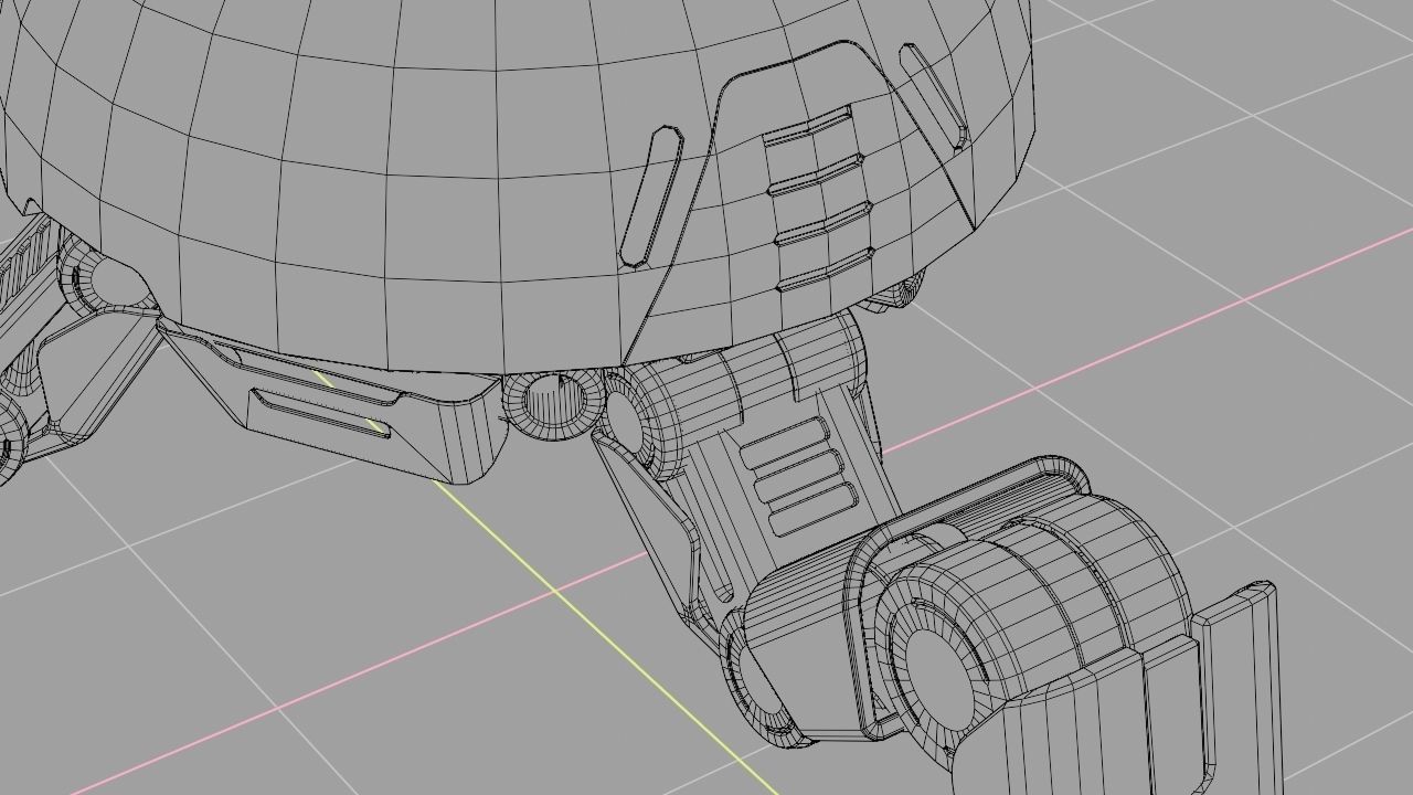 APPLE CONCEPT UTILITY BOT rigged 3D model_41