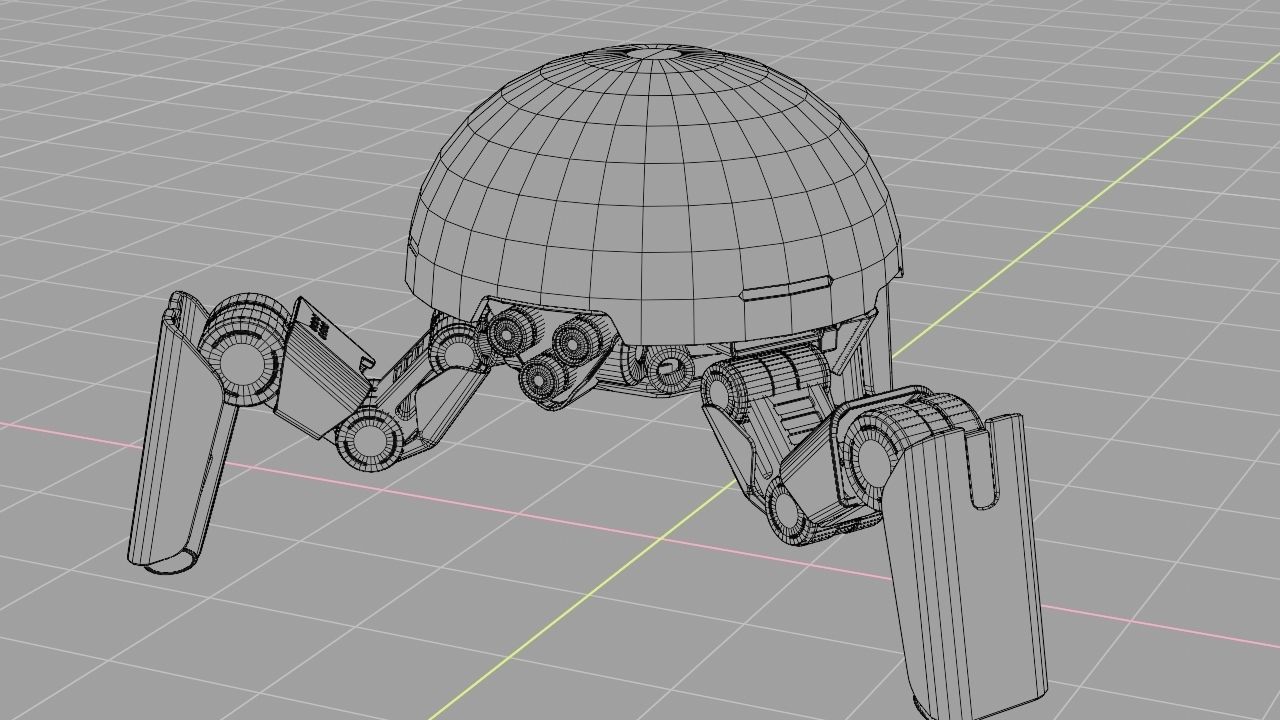 APPLE CONCEPT UTILITY BOT rigged 3D model_39