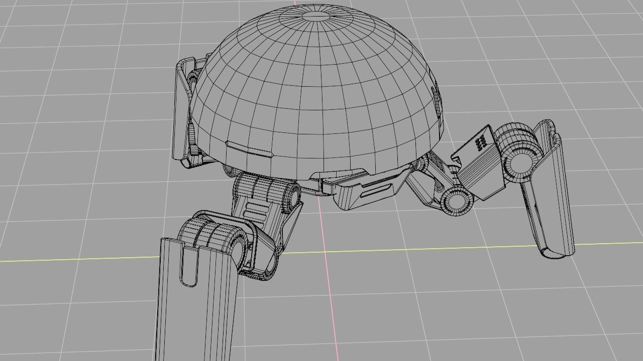 APPLE CONCEPT UTILITY BOT rigged 3D model_40