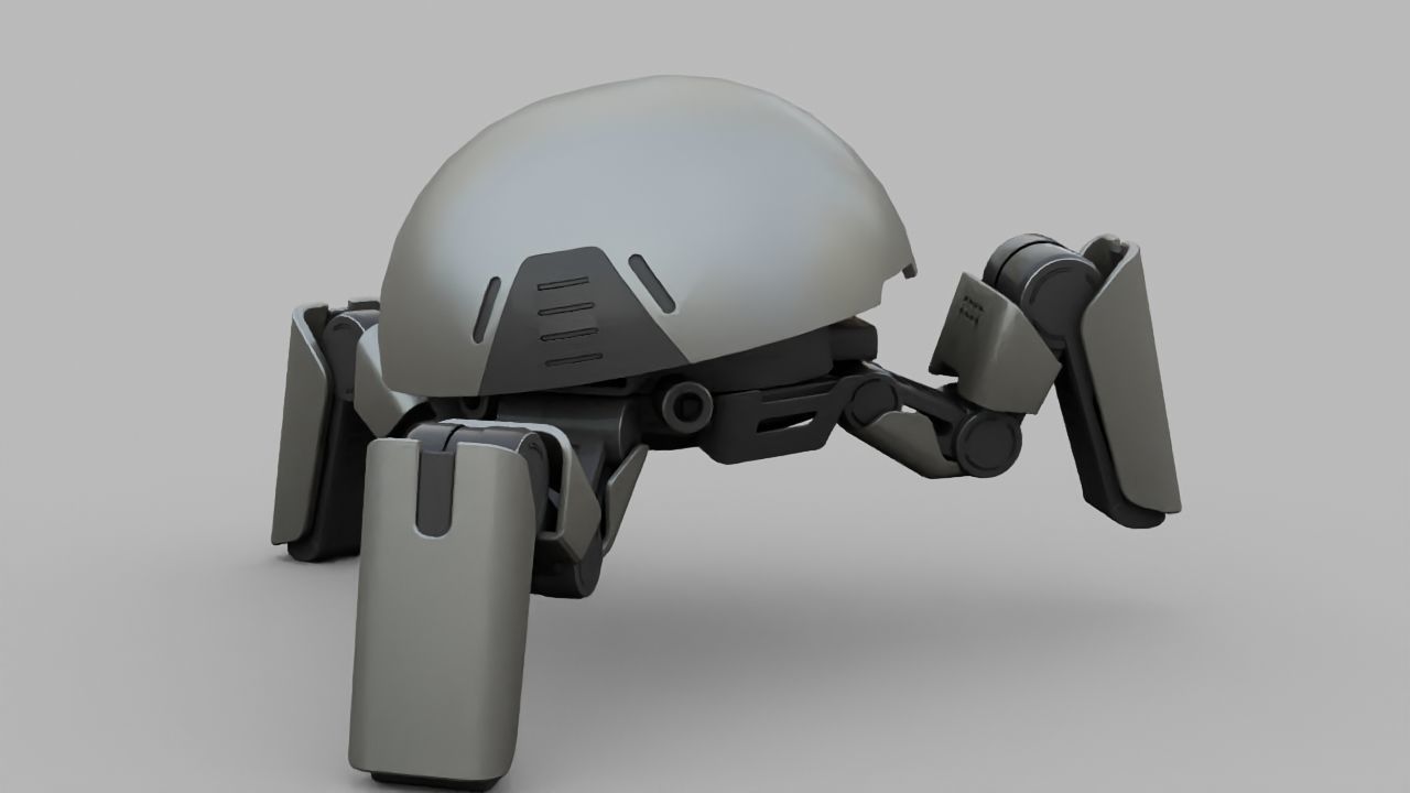 APPLE CONCEPT UTILITY BOT rigged 3D model_12