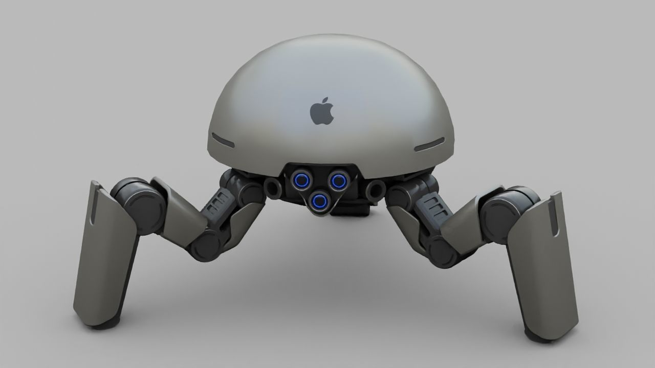 APPLE CONCEPT UTILITY BOT rigged 3D model_3