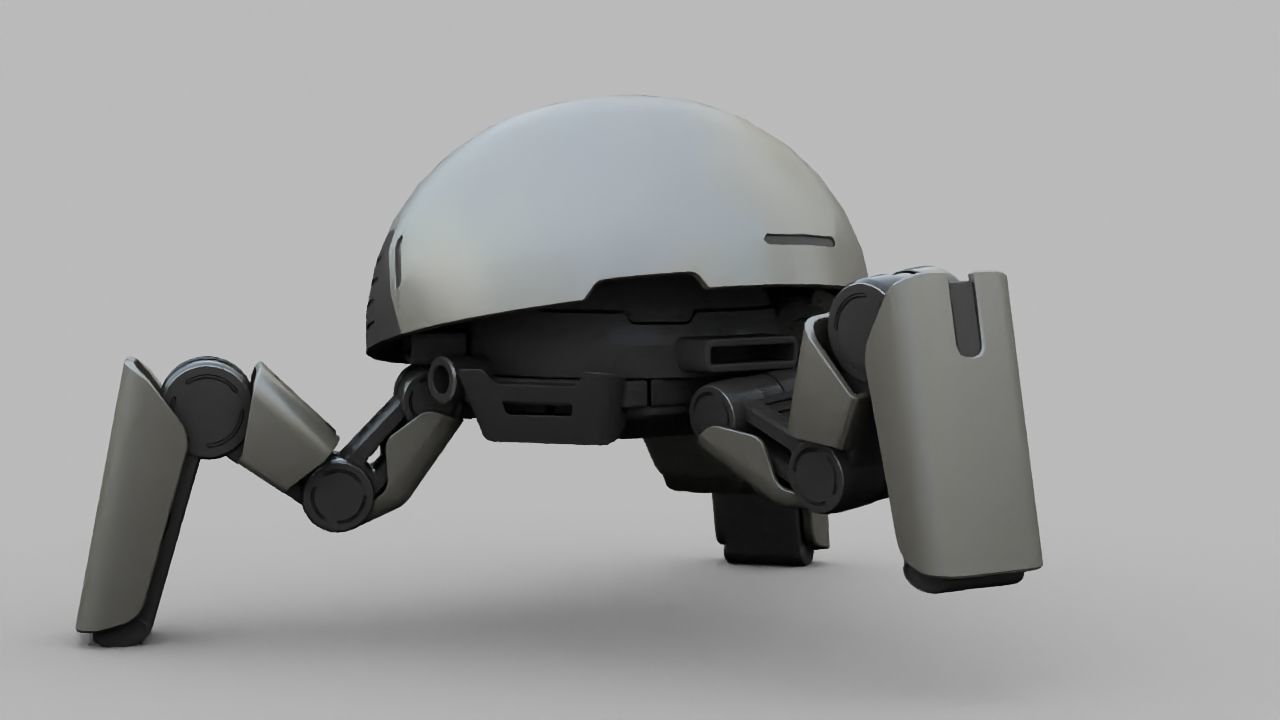 APPLE CONCEPT UTILITY BOT rigged 3D model_24
