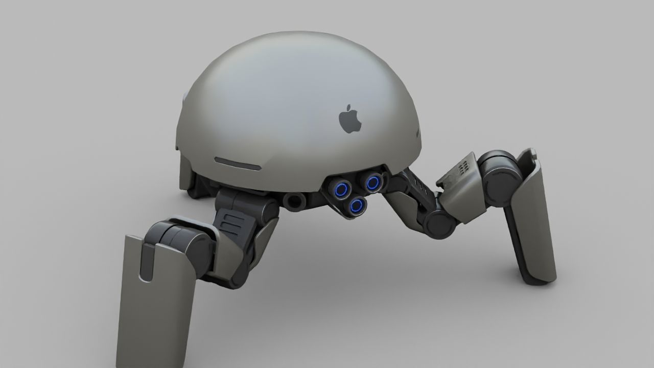 APPLE CONCEPT UTILITY BOT rigged 3D model_5