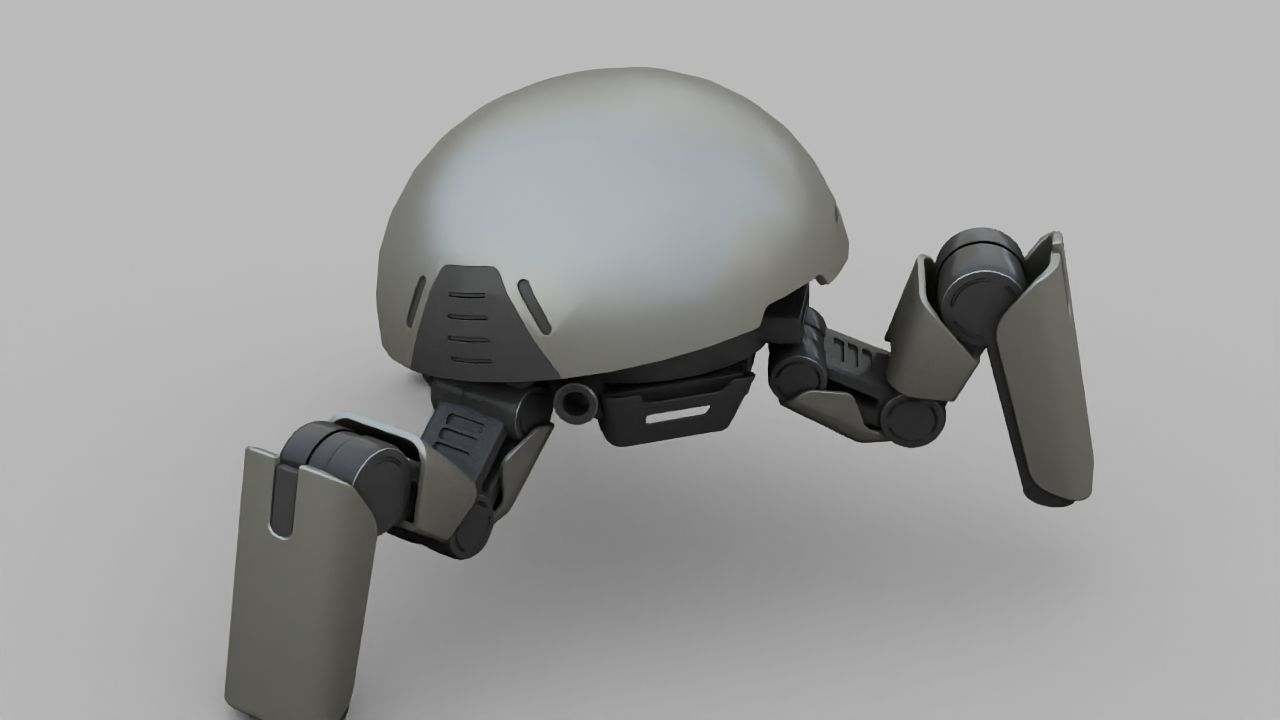 APPLE CONCEPT UTILITY BOT rigged 3D model_25