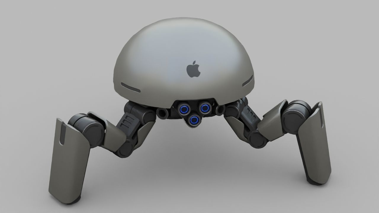 APPLE CONCEPT UTILITY BOT rigged 3D model_4