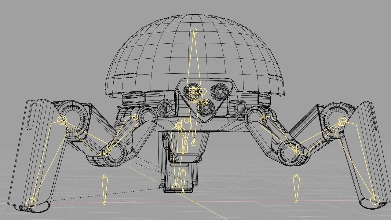 APPLE CONCEPT UTILITY BOT rigged 3D model_43