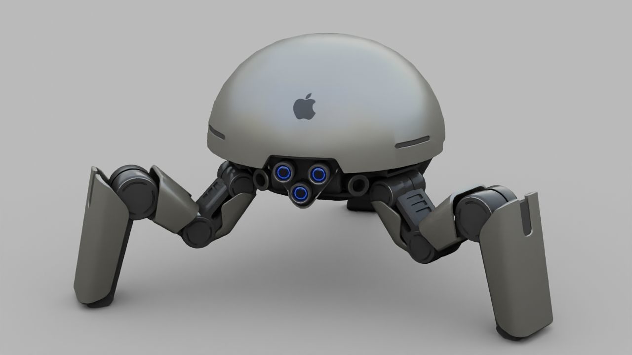APPLE CONCEPT UTILITY BOT rigged 3D model_2