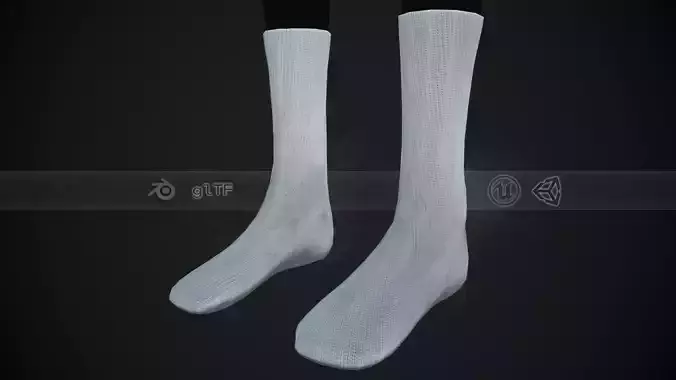 White Socks Style 3