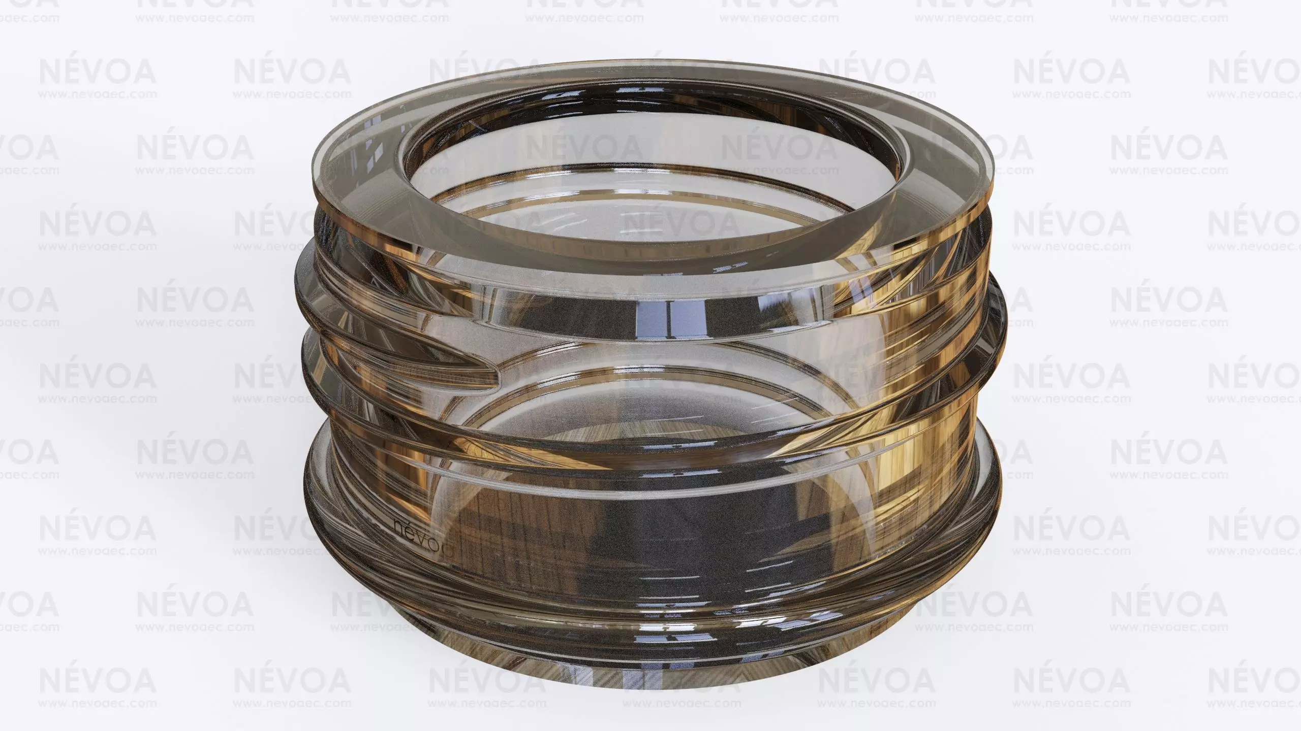 Neck finish - SP 444 - 38 - LIP - BF - voluntary standard 3D model_0